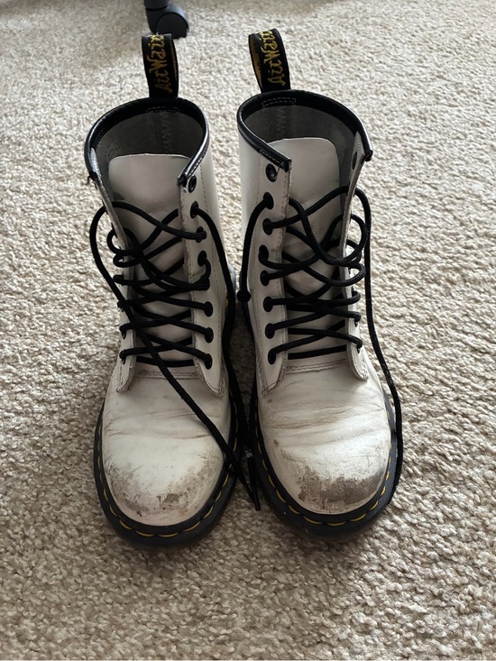 Dr. Martens Shoes - White dr marten boots